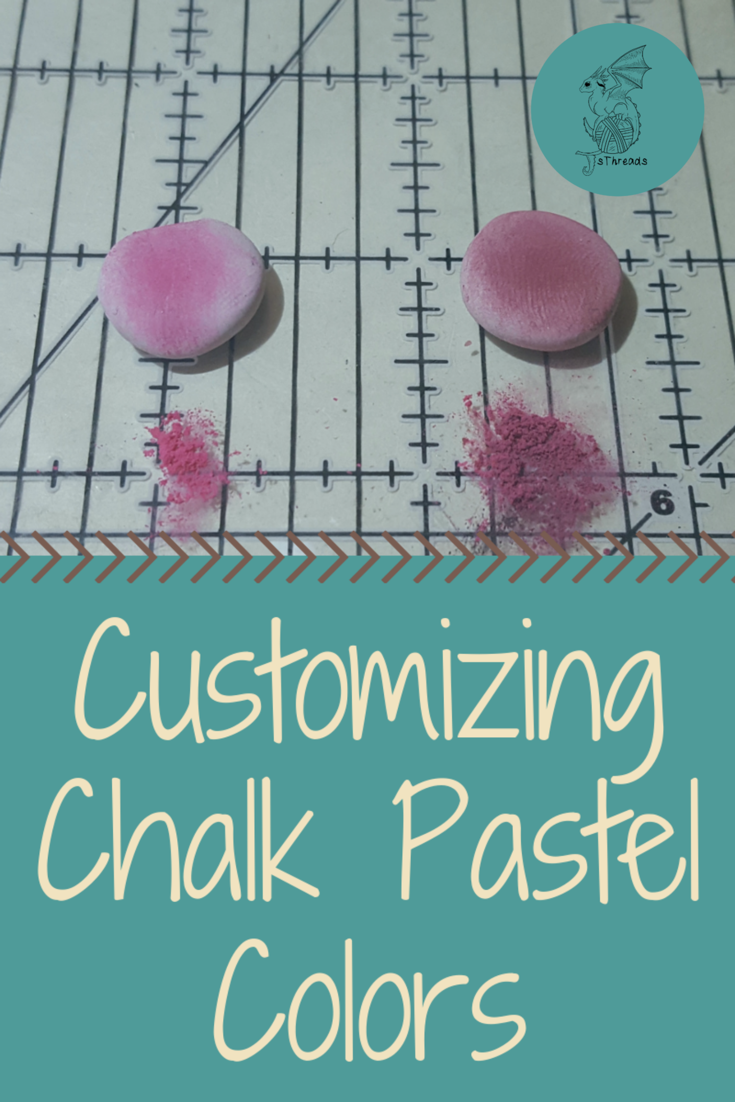 Customizing chalk pastel colors for polymer clay JSThreads